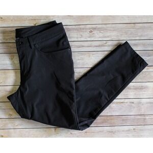 Lululemon Pants Mens 34 x 28 Black ABC Classic Casual Everyday Trousers Pockets